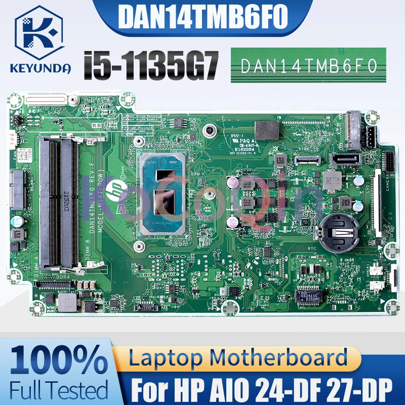 DAN14TMB6F0 For HP AIO 24-DF 27-DP Notebook Mainboard SRK05 i5-1135G7 All-in-one Motherboard Full Tested