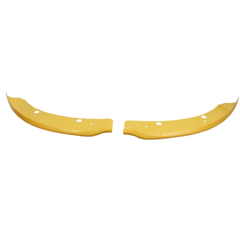 1 Pair Front Bumper Lip Splitter Spoiler Protector Yellow for Dodge Charger SRT Scat 68327084AA 68327085AA