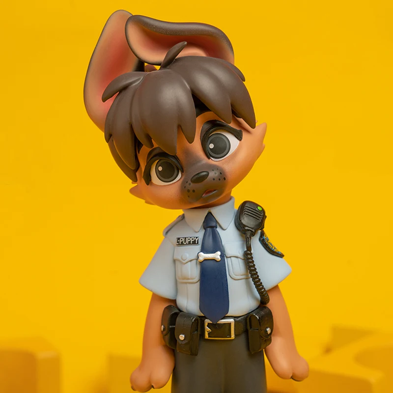 Anime Uniformed Puppy Series PVC Maidservant Cat Dog Action Figure Ornaments 100% Original Home Desktop Decor Model Dolls Toys