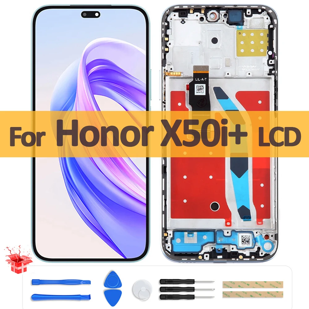 

6.7" Original AMOLED For Honor X50i+ LCD Display Touch Screen Digitizer Assembly For Honor x50i Plus LLY-AN00 LCD Repair Parts