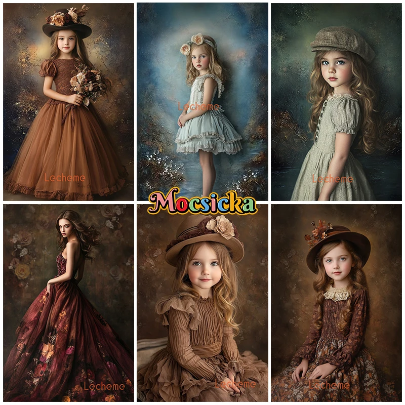 Mocsicka Abstract Art Backdrop Photography Flower Wall Baby Shower Shooting Props Kids Photo Background Poster Decoration Studio