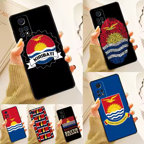Kiribati Emblem-Badge-Flag Case For Samsung Galaxy S24 Plus S23 S20 S21FE Lite S22 Ultra Note 20 S8 S9 S10 Phone Coque