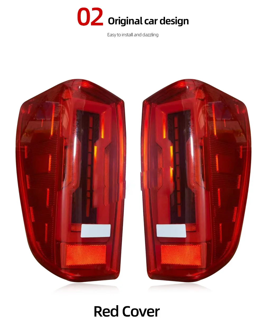 

Pop car BT50 tail light for Mazda BT-50 taillight LED 2021~2023 car accessories bt 50 Taillamp for Mazda BT50 rear light fog