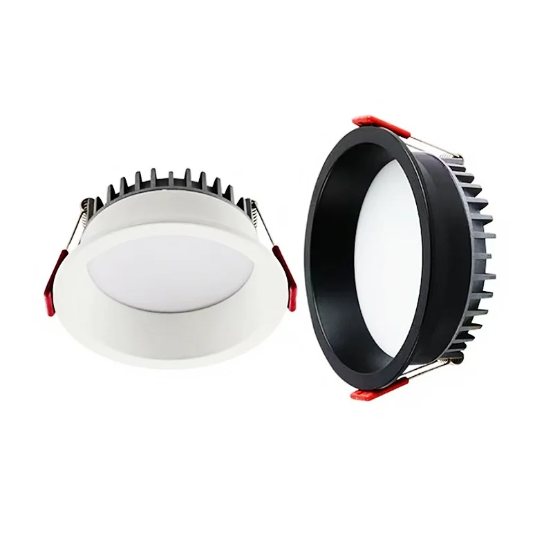 Embedded narrow LED downlight anti-glare no main light living room supermarket LED light AC85-265V indoor lighting