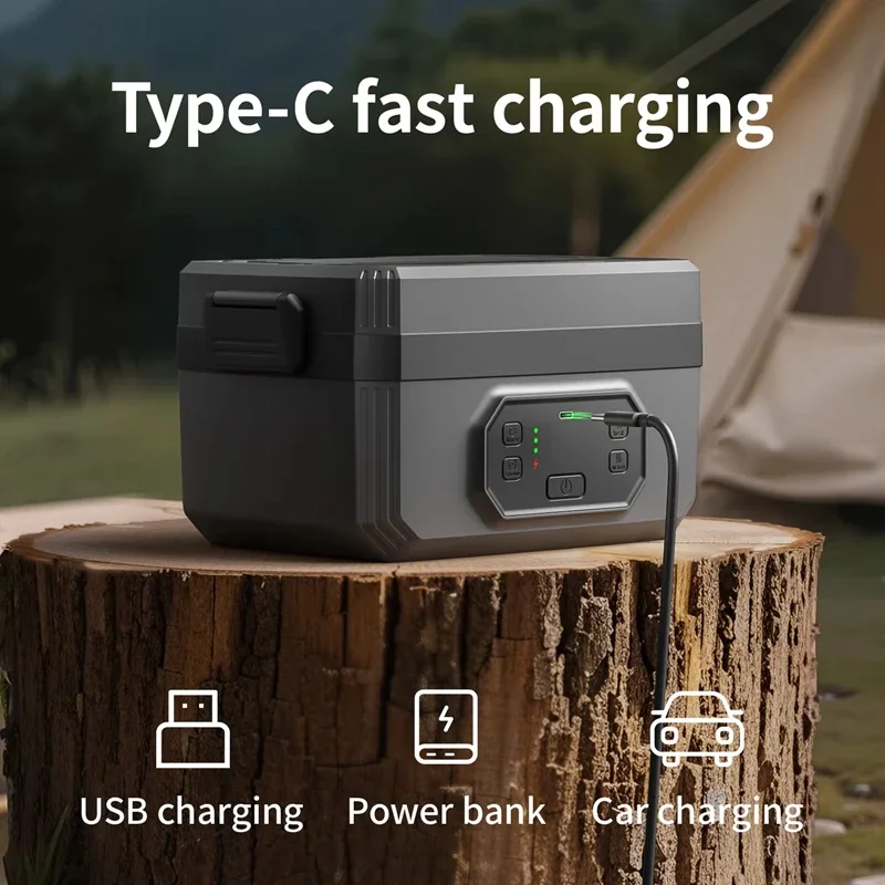 

Portable Electric Lunch Box with 1600ML Capacity Rechargeable 6Speed Constant Temperature Outdoor Lunch Box with 304 Inner Liner