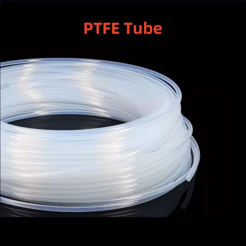 1M High Transparency PTFE Tube F46 Insulated Capillary Heat Protector Transmit Hose Pipe Temperature Corrosion Resistance