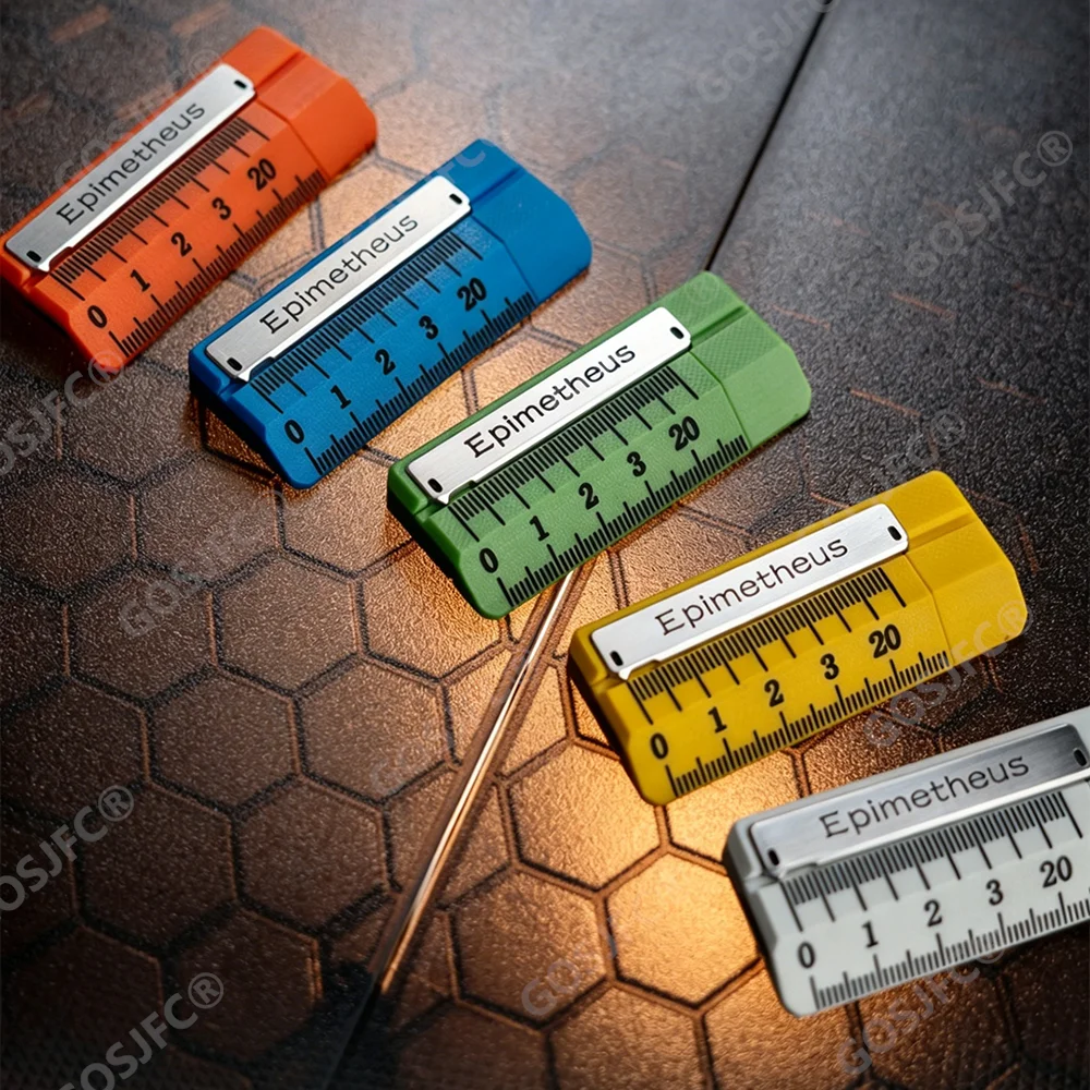 EDCELL & ROGUE EDC G10 Ruler Fidget Slider 2026 EDC SHOW Push Slider Stress Relief Toy Multi-function Tool Original