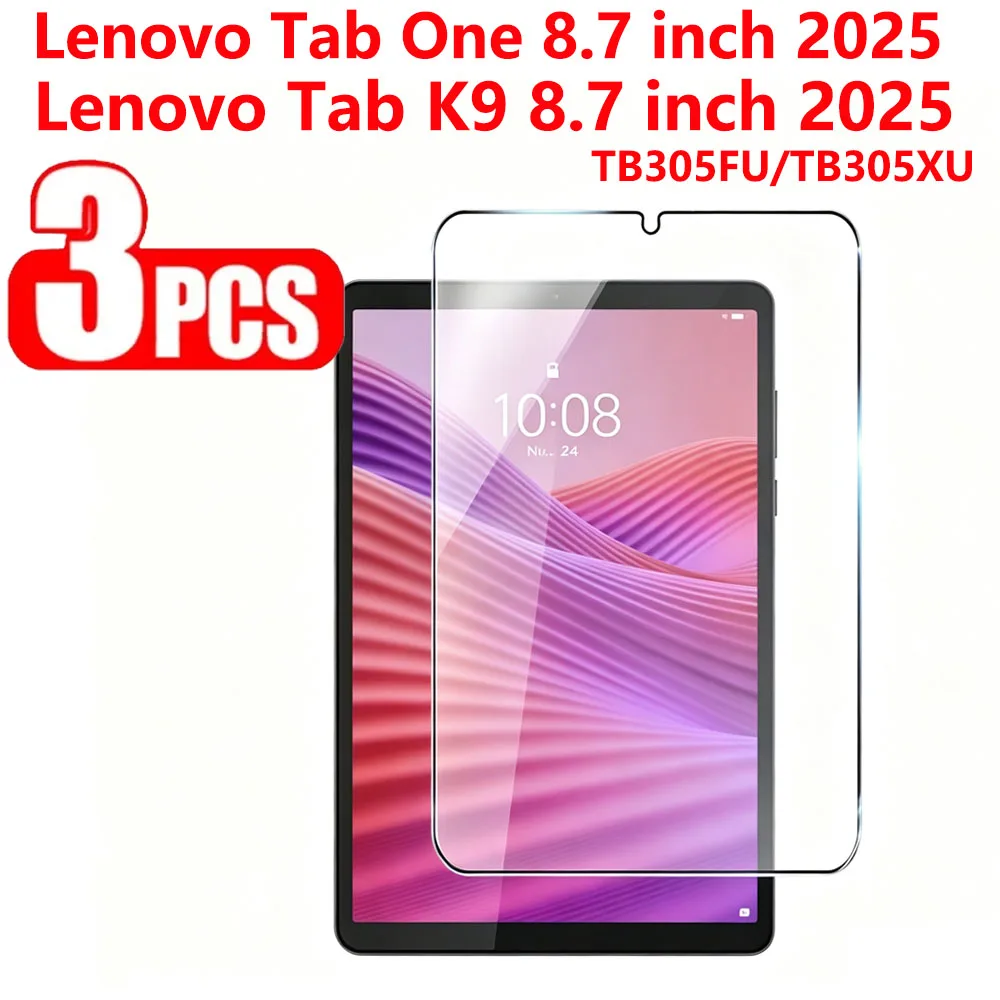 Tempered Glass For Lenovo Tab One 8.7 inch 2025 9H HD Scratch Screen Protector For Tab K9 TB305XU/TB305FU 8.7