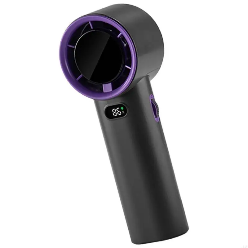 

L43F Портативный ручной вентилятор USB Перезаряжаемый 100 -скоростный портативный вентилятор 3600mh