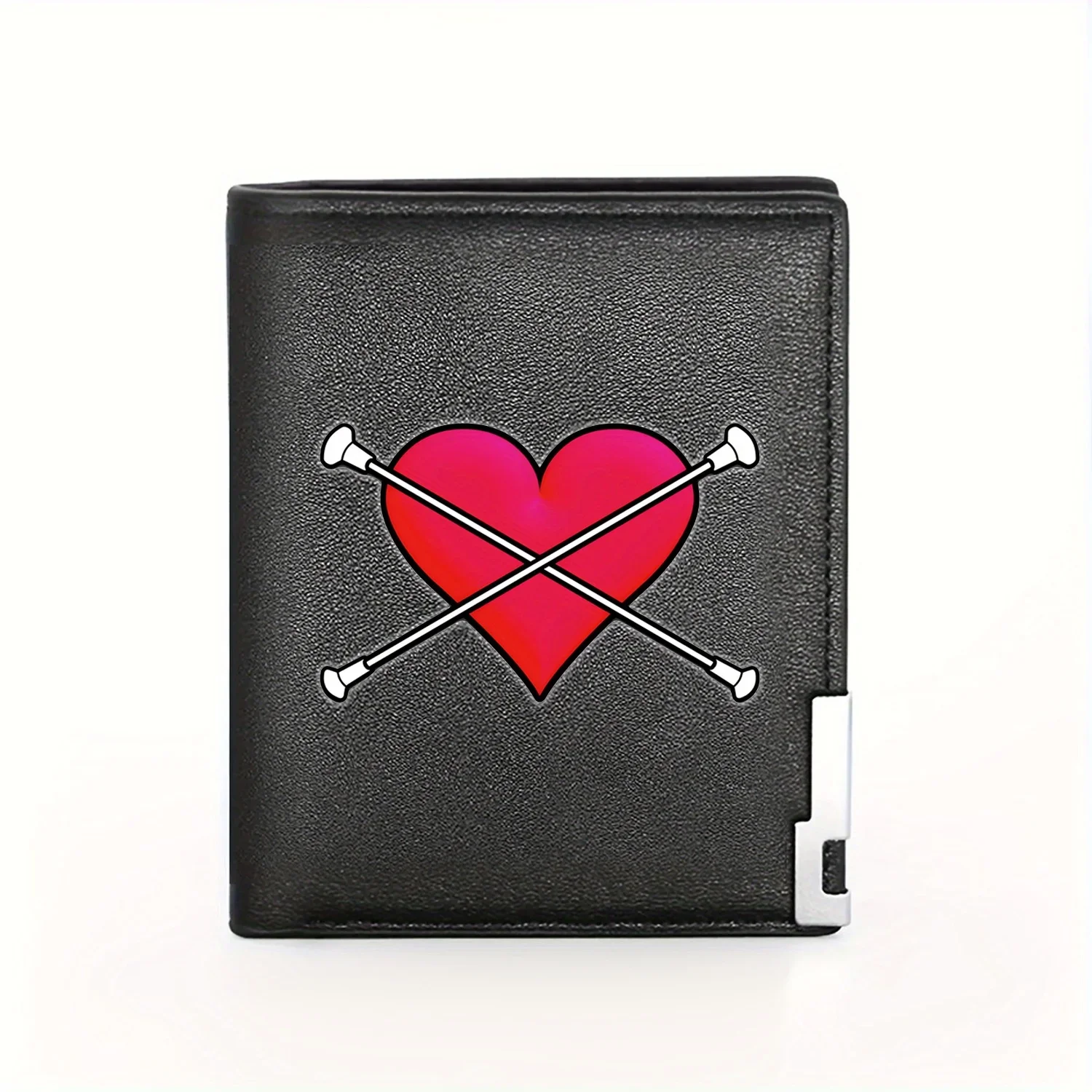 

Heart Baton Twirling Design: уникальный и стильный кошелек для мужчин, деловой мужской повседневный элегантный простой практичный качественный стиль кошелька