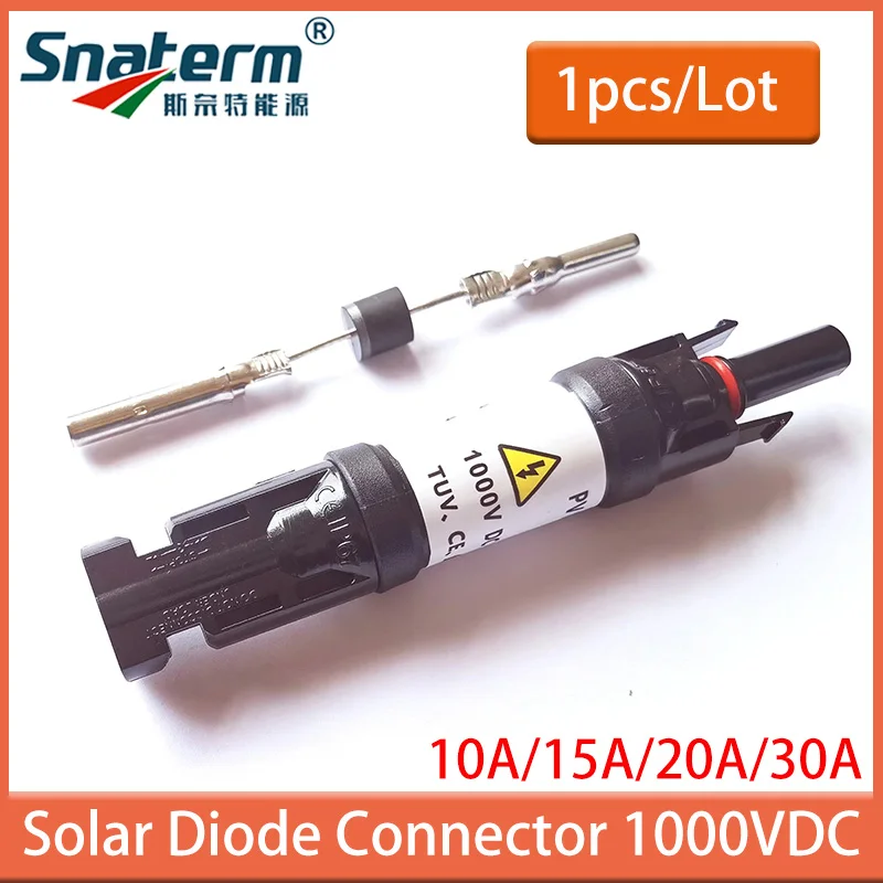 10A 15A 20A 30A Blocking Diode to connect solar panels in PV diode connector Compatible Adaptor Diode connection 1000VDC