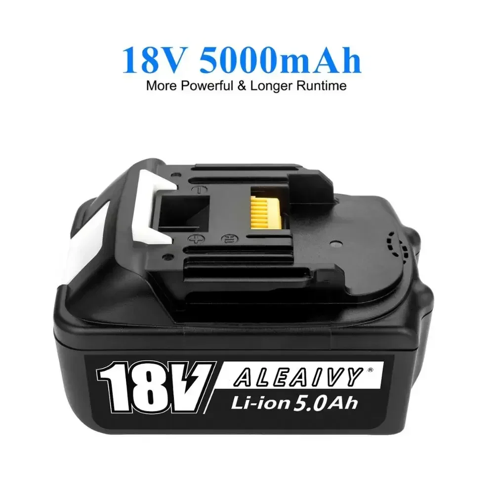 Aleaivy Original For Makita 18V 6000mAh Rechargeable Power Tools Battery with LED Li-ion Replacement LXT BL1860B BL1860 BL1850