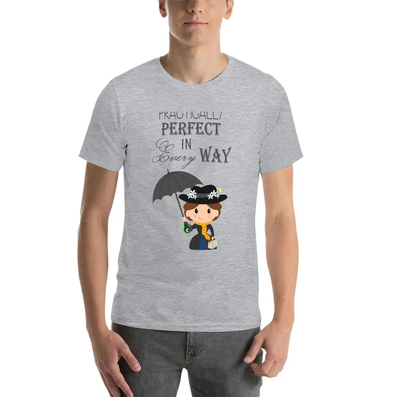 Mary Poppins - Practically Perfect T-Shirt customizeds kawaii clothes blanks Men\'s t-shirts