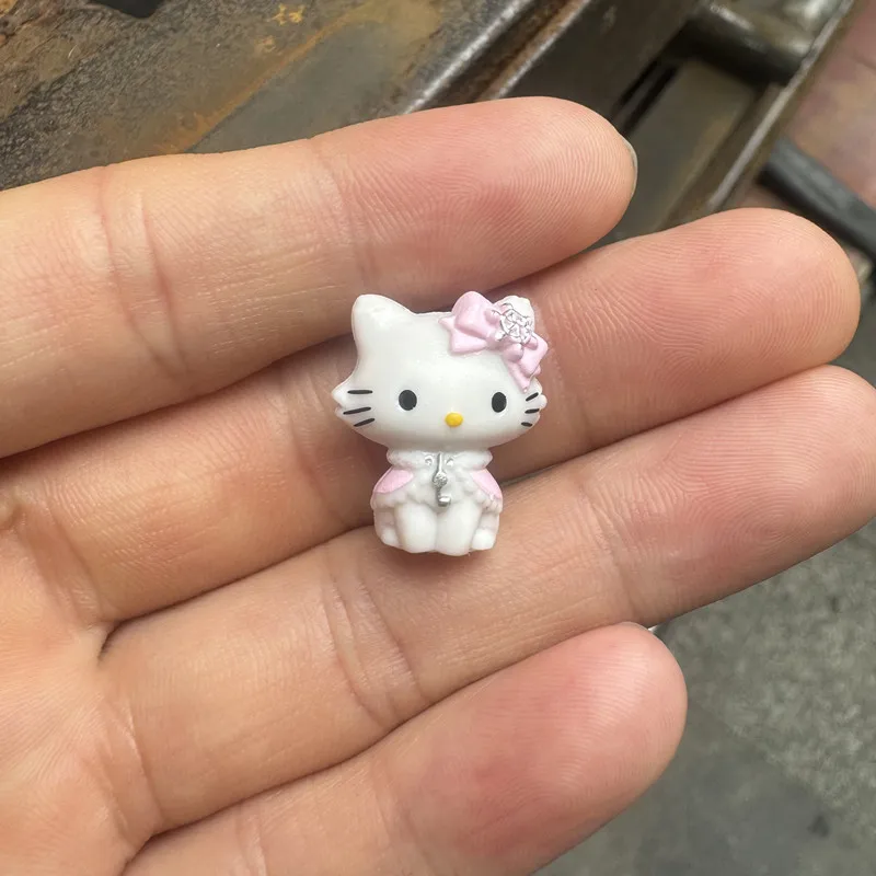 Śliczny Hello Kitty handel zagraniczny luzem lalki z kreskówek Mini edycja mały etui na telefon z kotem krem żel Diy akcesoria do materiału sprzedaż