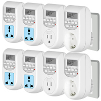 7 Day Digital Programmable Switch Socket Timer 16 Program EU US UK DE Plug 24 Hour Cyclic Controller Timing for Pump Home Garden