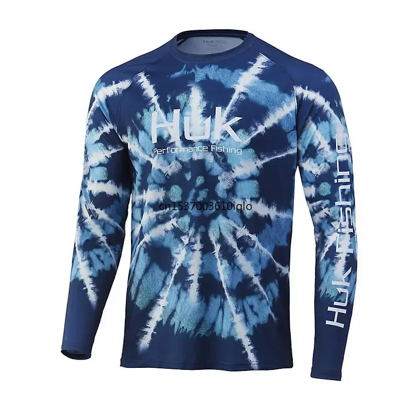 

Fishing Sweatshirt Summer Men Clothes Long Sleeve Shirts Fish Apparel Round Neck Jersey Outdoor Race Tops Wear Sportswear