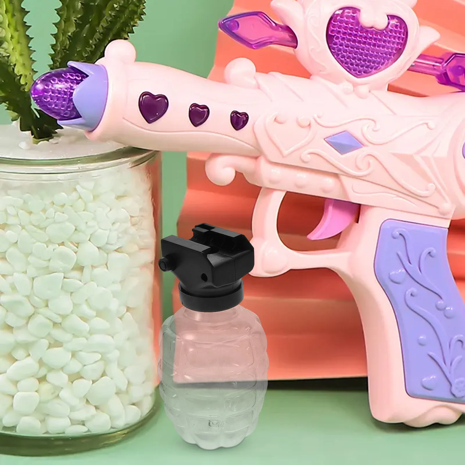 

3Sets Pineapple Beads Bottle Kit Enhanced Fun Shooting Game Replacement Refill Container Portable Small Storage Tube