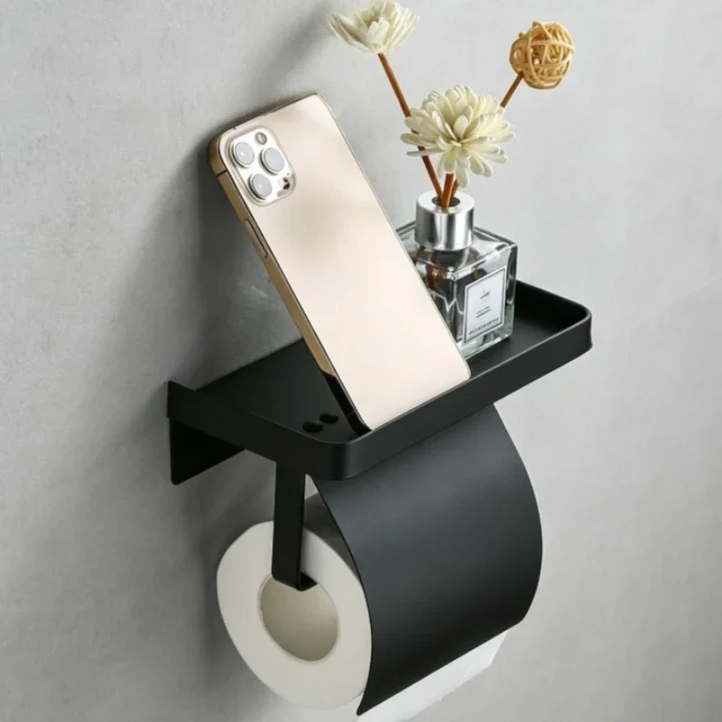 Stainless steel tissue holder for bathroom accessories 304 stainless steel, no punching/punching installation