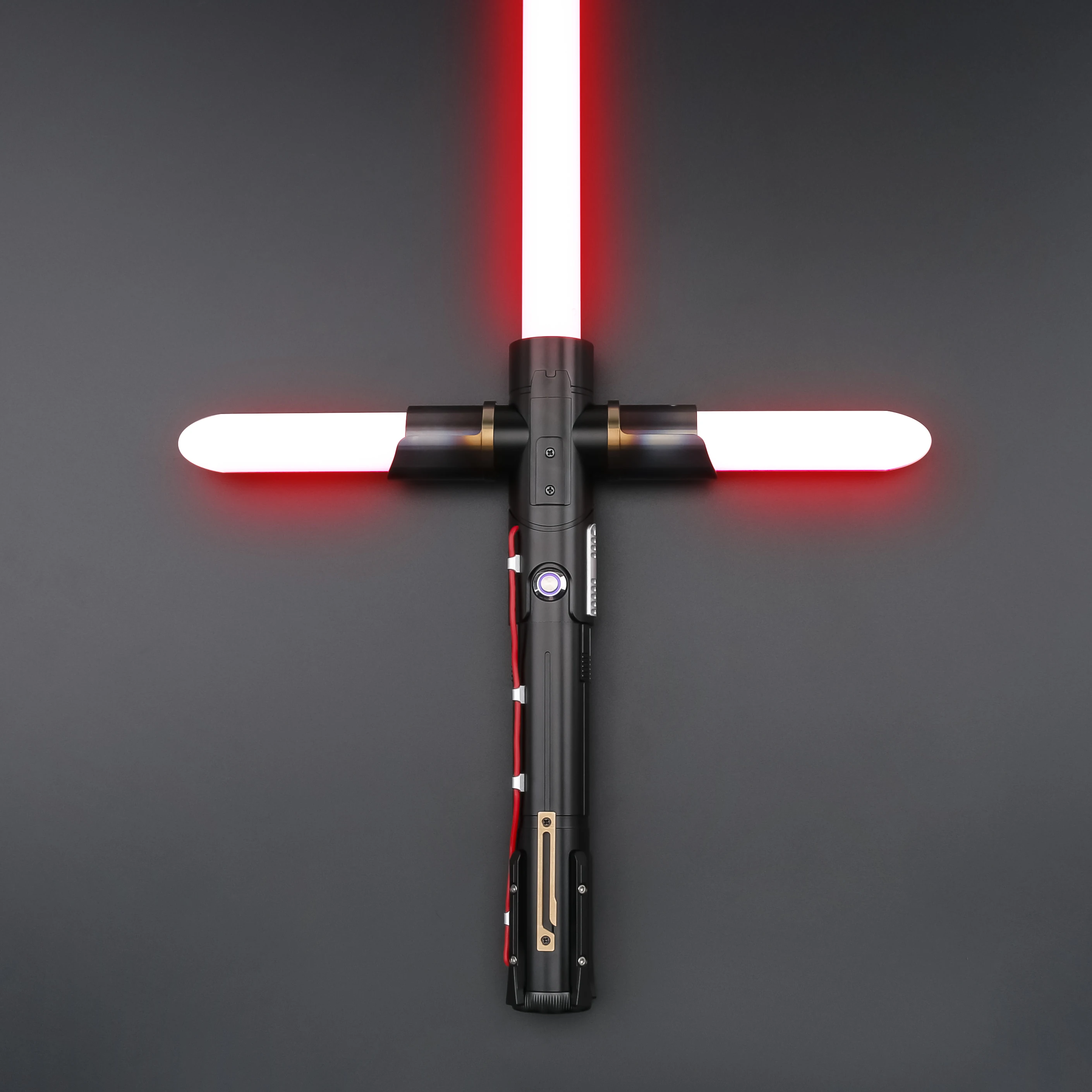TXQSABER Lightsaber Kylo Ren SE Smooth Swing Blaster FOC Light Sword Jedi Metal Handle Design Lightsaber for Adult Cosplay Toys