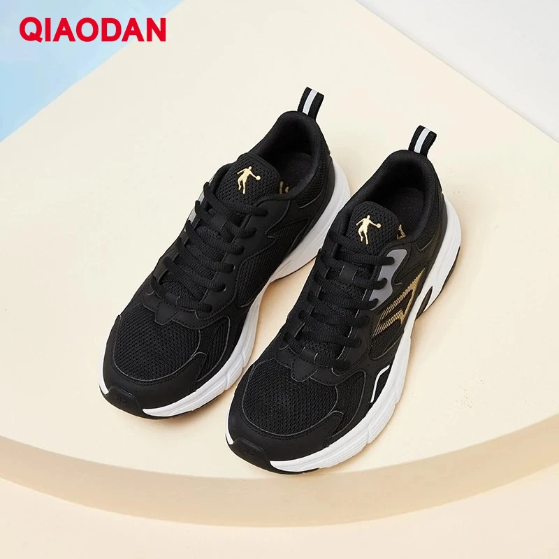 QIAODAN Men's Running Shoes 2025 Spring New Release Lightweight Breathable Anti-Slip Cushioning Sneakers Sport Shoes XM35210265