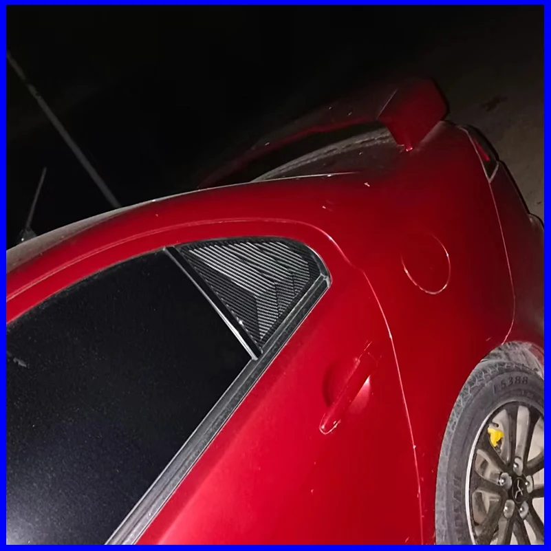 

Car Styling For Mitsubishi Lancer EX X Evo 2008-2018 Rear Window Shades Shutter Louver Vent Cover Trim Car Styling Auto Accessor