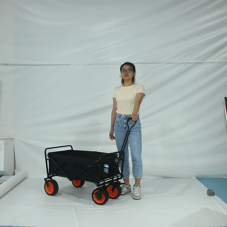 Hot Sell Multifunction Picnic Beach Camp Wagon Cart Foldable Wagon Trolley