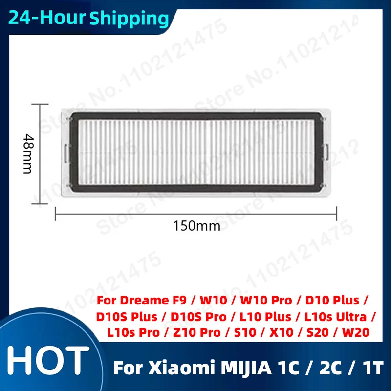 Accessoires de filtre HEPA pour Dreame L10s Pro L10s Ultra L10 Plus D10 Plus D10S Plus D10S PRO W10 Pro Z10 Pro S10 X10 S20 W20 Kits