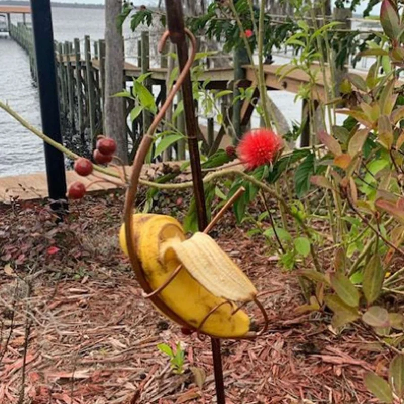 

A21I-Butterfly Banana Hammock Outdoor Hanging Butterfly Feeder For Habitat,Garden Decor & Butterfly Attractor Decor