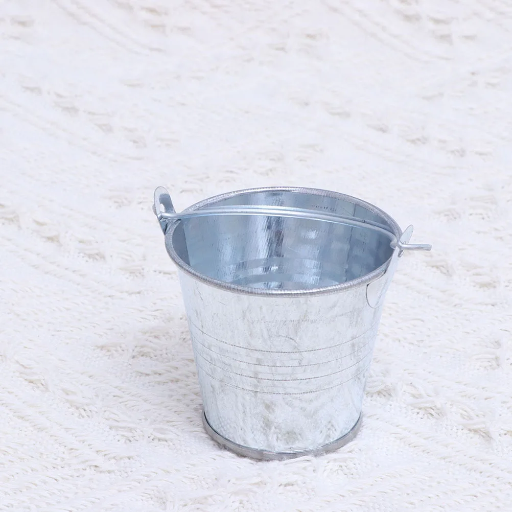 6 stücke Mini Eimer Kreative Eisen Eimer Für Sukkulenten Blumentöpfe Desktop Lagerung Dekorative Kleine Eisen Eimer Hause Garten