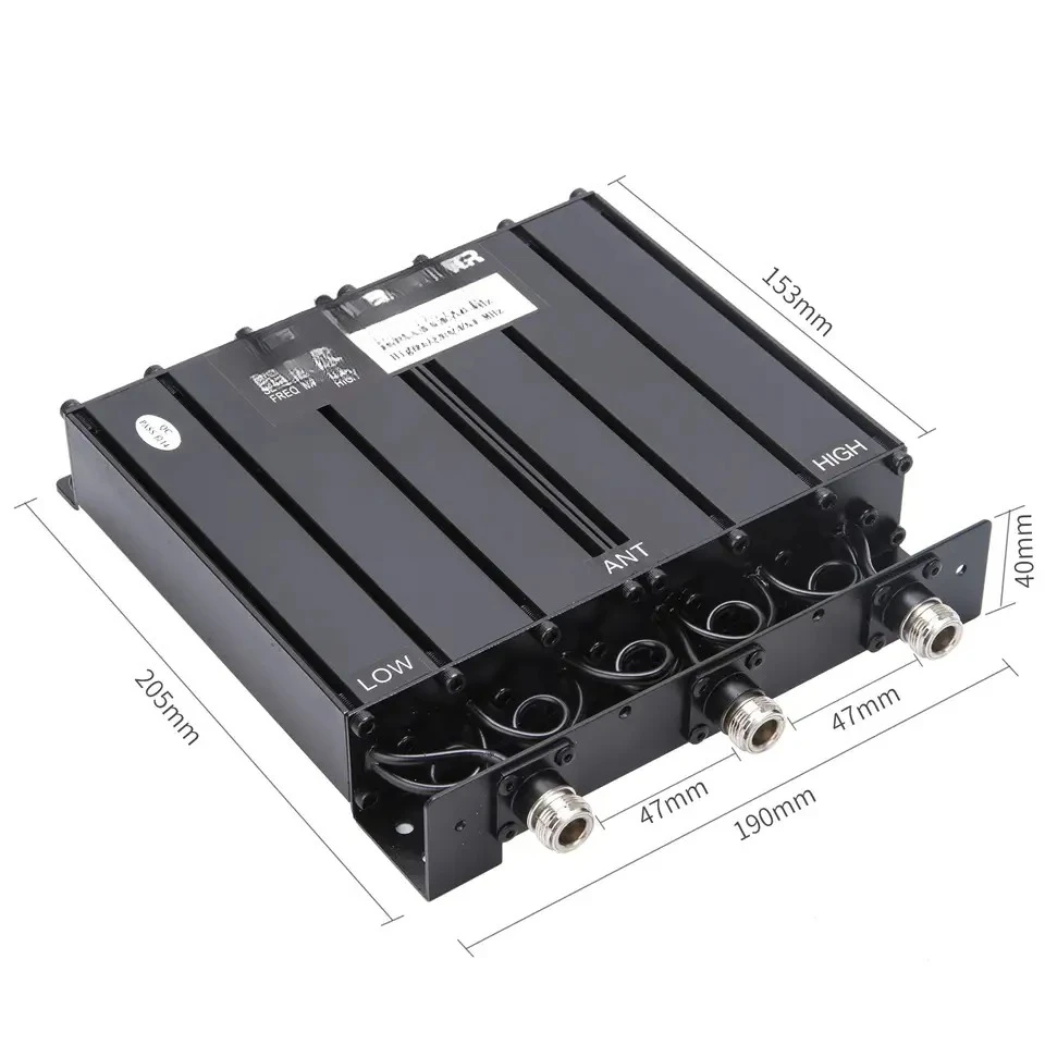 SGQ-450D 6 Cavity N connector 50W UHF400-470MHz Customizable Frequency Portable Duplexer
