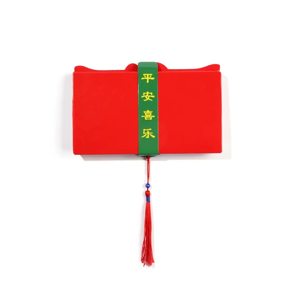 Chinese Style Snake Year Folding Red Envelope Thickened 6/10 Slots Lucky Money Bag Hongbao Tassels New Year Red Packet