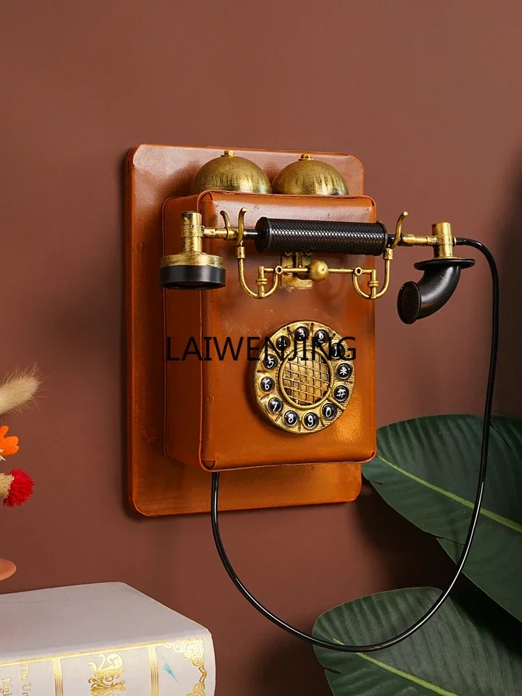 

HLZ nostalgic old objects wall phone retro decoration pendant Nanyang style restaurant wall hanging