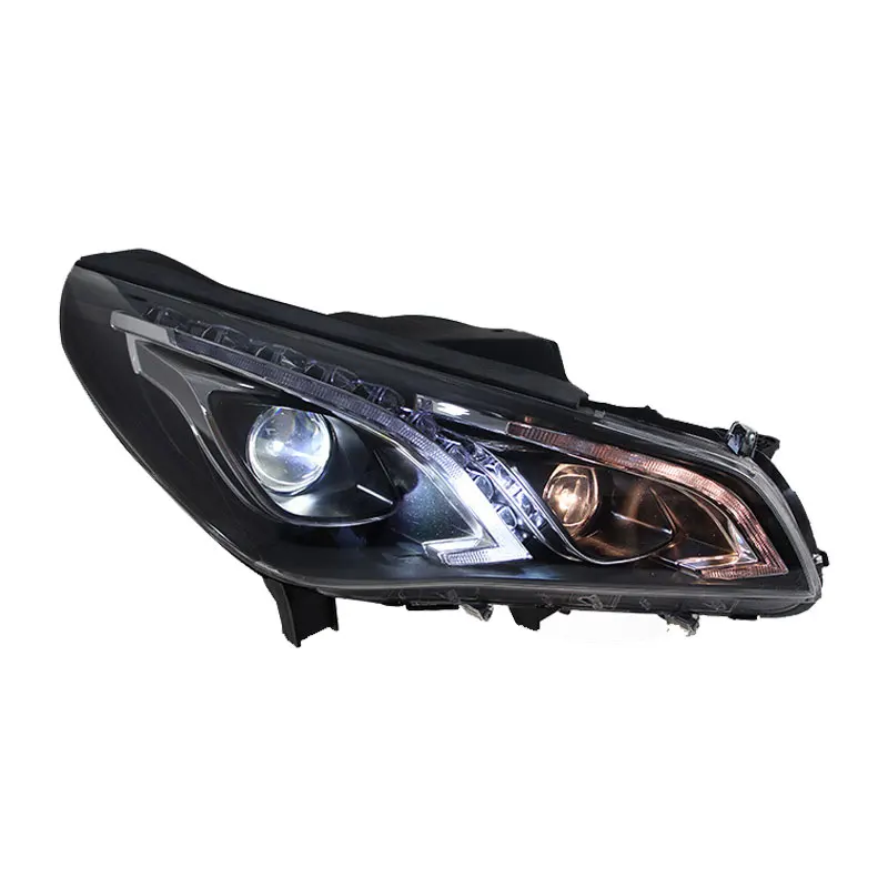 Head Lamp for Hyundai Sonata 9 LED Headlight 2015-2017 Headlights Sonata DRL Turn Signal High Beam Angel Eye Projector Lens