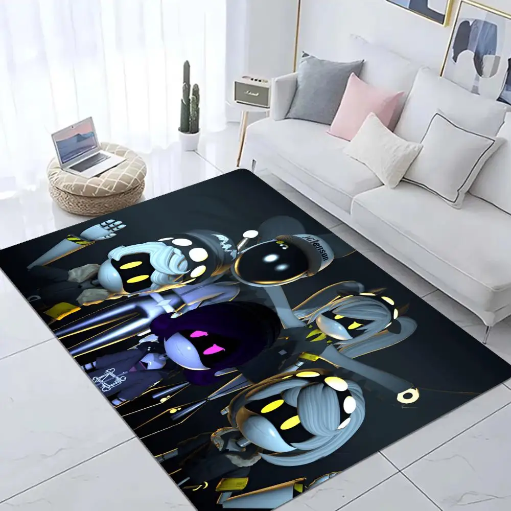 M-Murder Drones Floor Mat Bathroom Mat Kids Room Bedroom Decoration Balcony Anti-Slip Doormat Living Room Welcome Rug