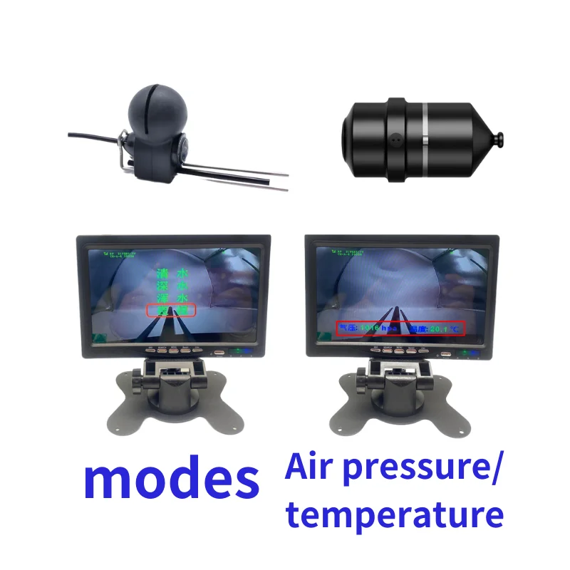 2W image transmission wireless underwater fish detection camera remote control boat anchor fish fishing can measure depth