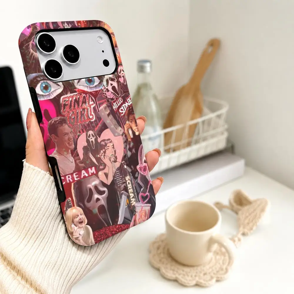 Fear Scream Movie Cover Phone Case Film material 2-in-1 Shell FOR IPhone 17 16 15 14 12 17Air 16e 13 Pro MAX 16Plus Cover view 2