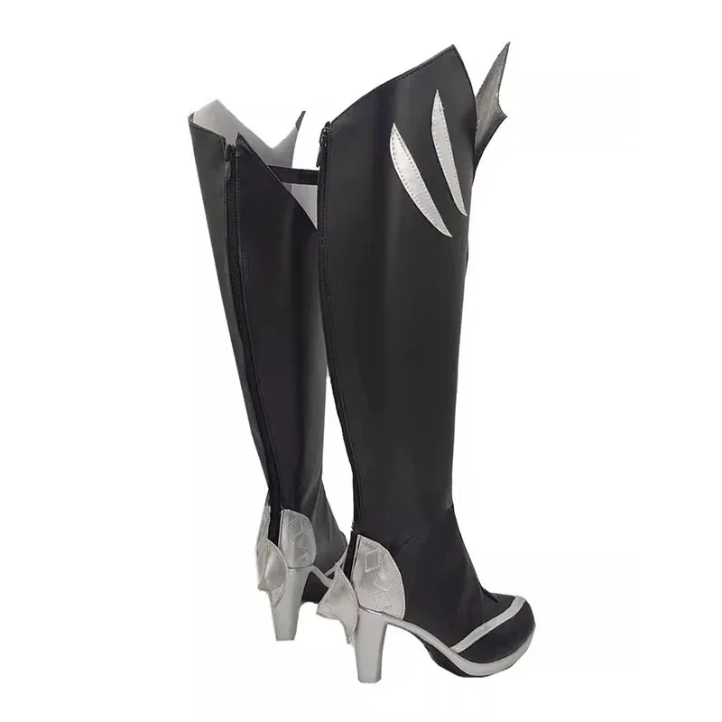 

Games Genshin Impact Cosplay Shoes The Knave Arlecchino Booties Anime Character Accessories High Heeled Boots Halloween Prop VGY