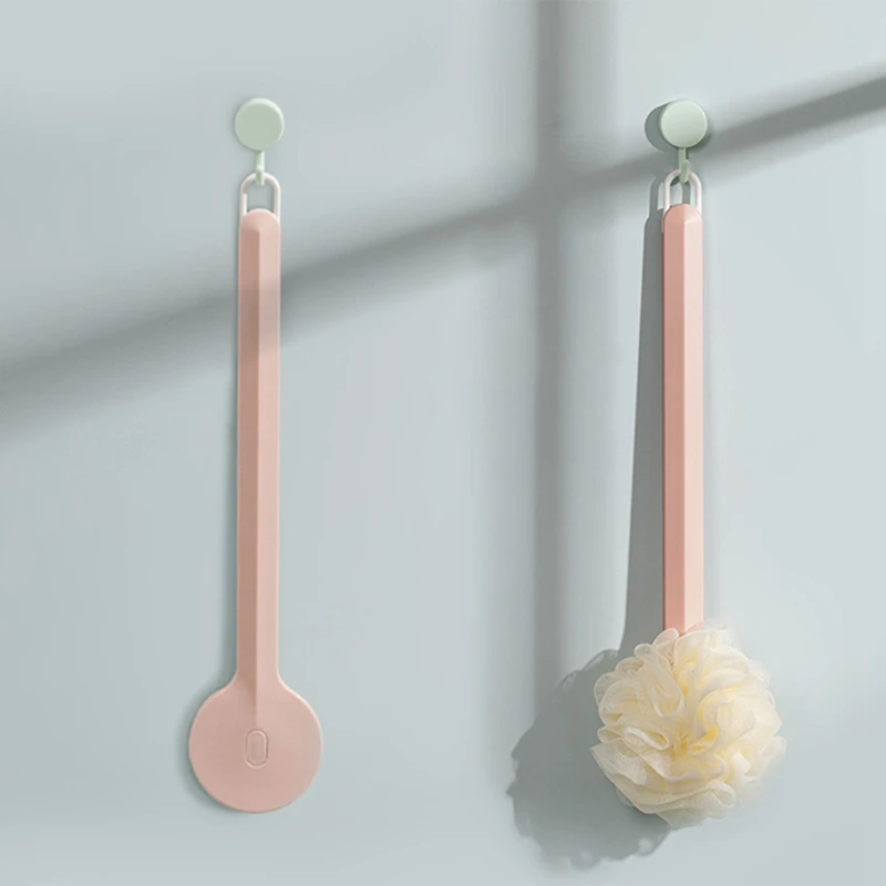 Bathing Artifact Long-Handled Soft-Haired Bath Brush Rubbing Mud Ash Rubbing With Foam