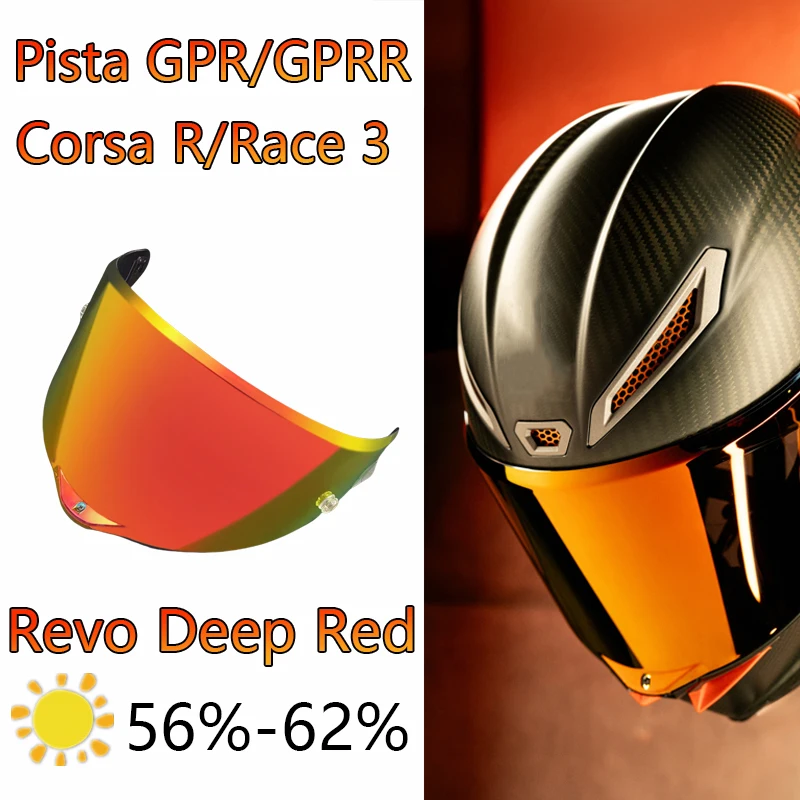 PISTA GP RR Helmet Shield for AGV PISTA CORSA R RACE3 Helmet Visor Uv Protection Windshield Casco Moto Accessories