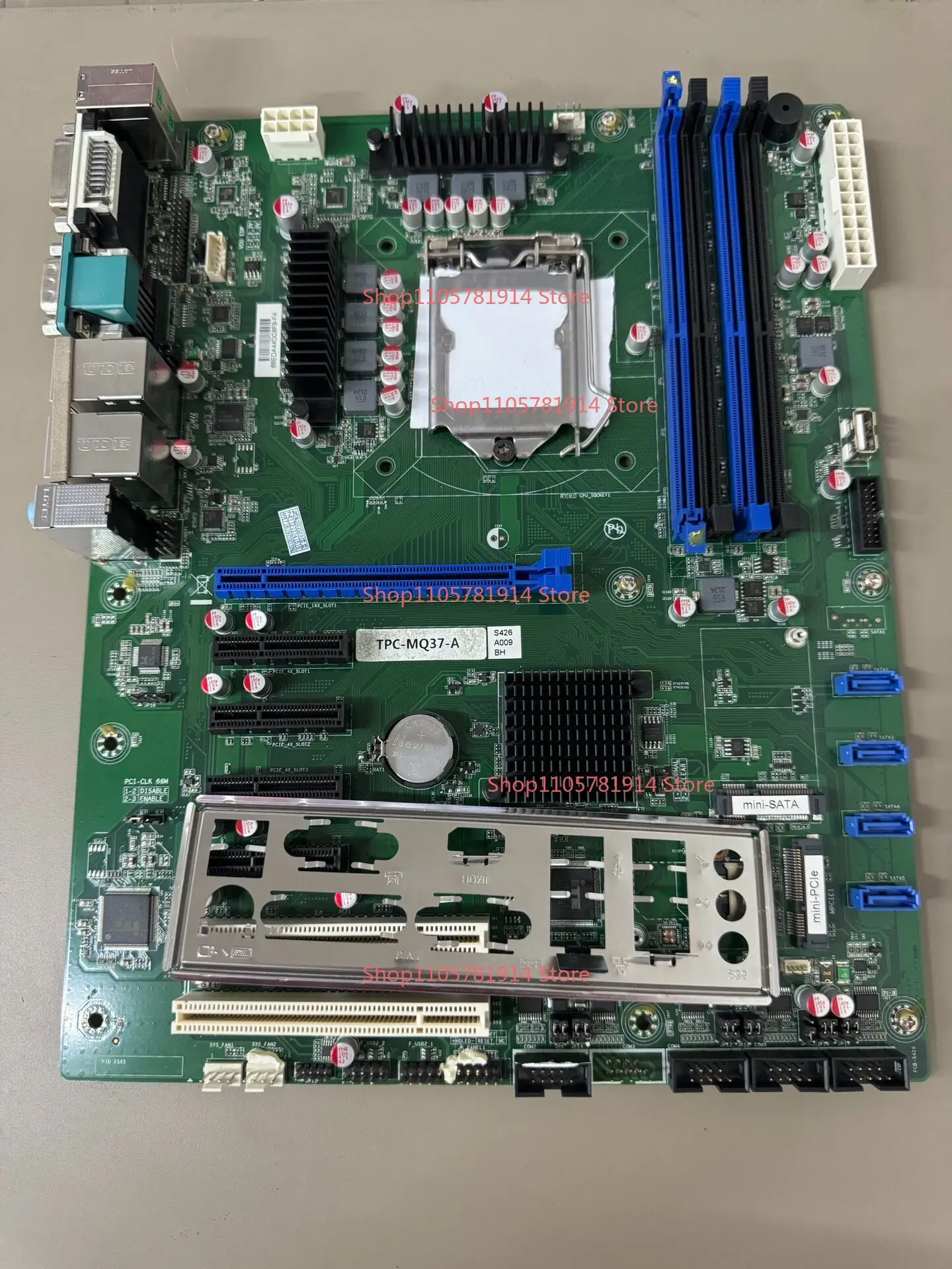 For TPC MQ37 A Embedded Industrial Computer Main Board LGA1151 Dual Network Port