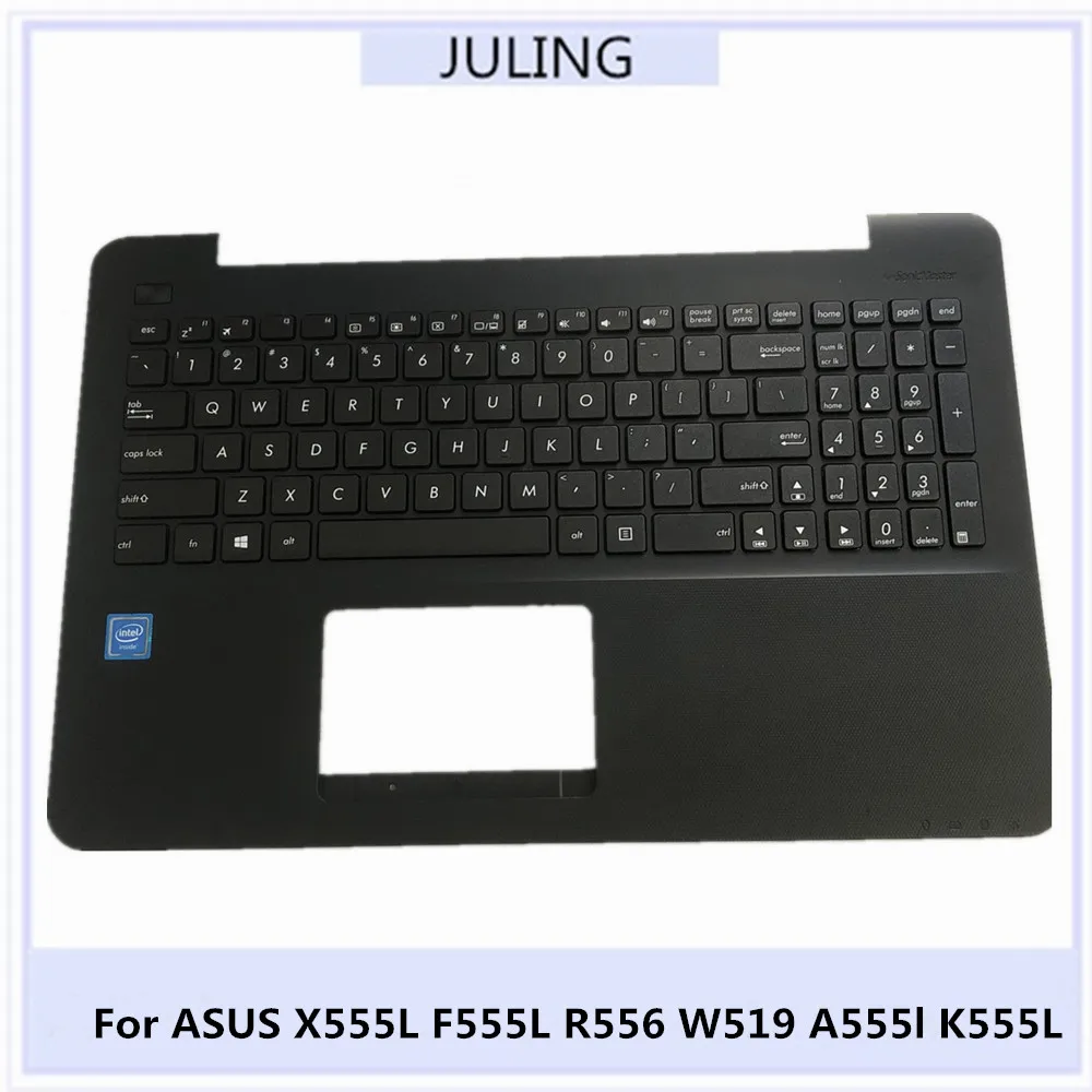 95%NEW Original Laptop Palmrest Upper Case Cover with US Keyboard No Backlit For ASUS X555L F555L R556 W519 A555l K555L