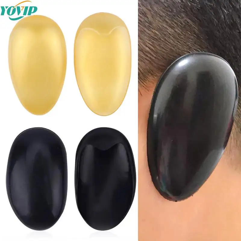 

10Pcs Reusable Ear Cover Salon Hairdressing Hair Dyeing Plastic Coloring Bathing Ear Cover Shield Protector Waterproof Earmuffs