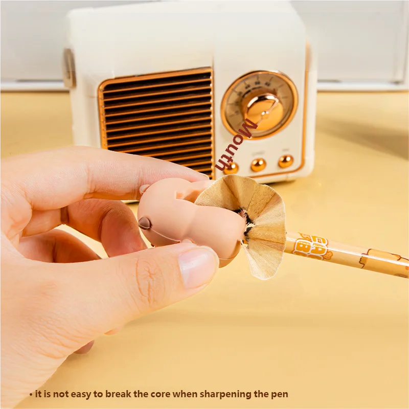Adorable Cartoon Character Pencil Sharpener - Mini & Portable Design, Perfect for Kids and Students, Fun School Essential