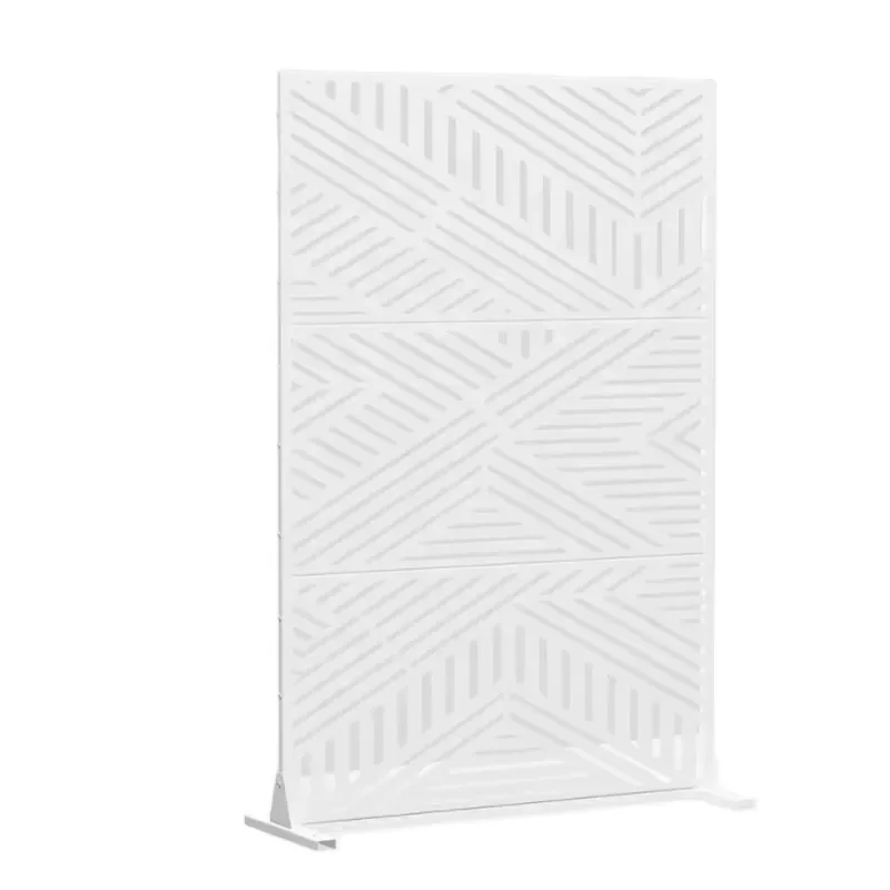 Functional Metal Privacy Screen Outdoor Privacy Screen Metal Privacy Screen Panel Free Standing
