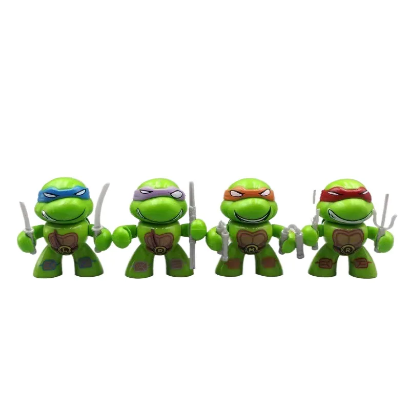 TMNT Teenage Mutant Ninja Turtles Q Figure Leonardo Raphael Michelangelo Donatello Collectible Car Dashboard Ornament Desk Gift - view 6