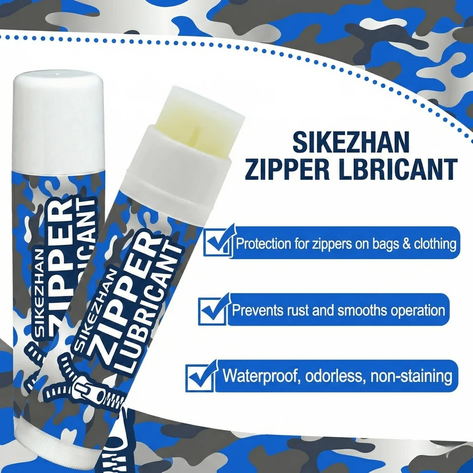Universal Zipper Lubricant Wax Stick for Marine Boat Canvas Wetsuit Drysuit. Heavy Duty Zip Lube Tool for Snaps & Zippers 6g, image 5