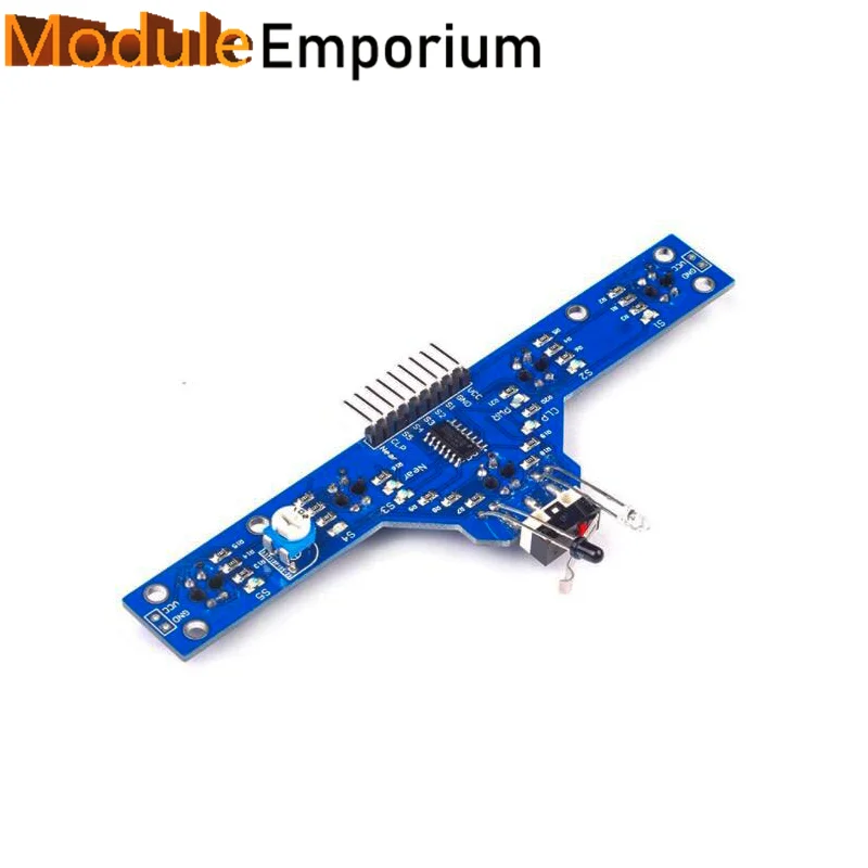 5 Kanaals Traceringsensormodule Ir Infrarood Detector Tracking Obstakel Vermijding Sensor Obstakel Sensor Module