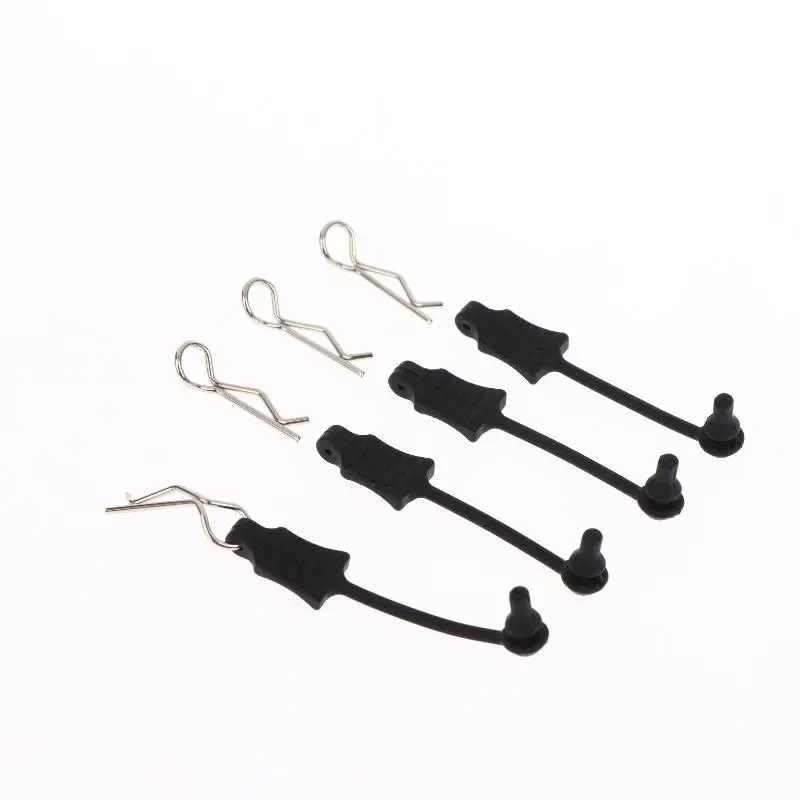 4 pz Gel di Silicone Corpo Pinze Fermo per 1/10 1/8 Bilancia RC Modello di Auto Arrma Granito Kraton 6S Universale Parti di Aggiornamento