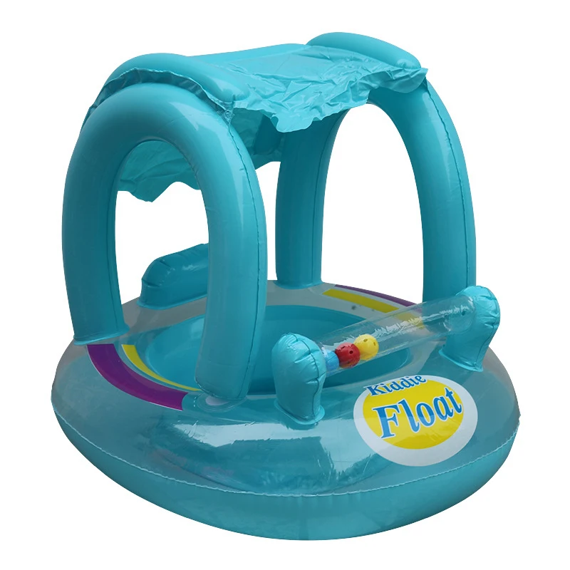 Flotador Infantil Con Toldo Y Asiento Para Piscina – Protección Solar, Plegable Y Portátil