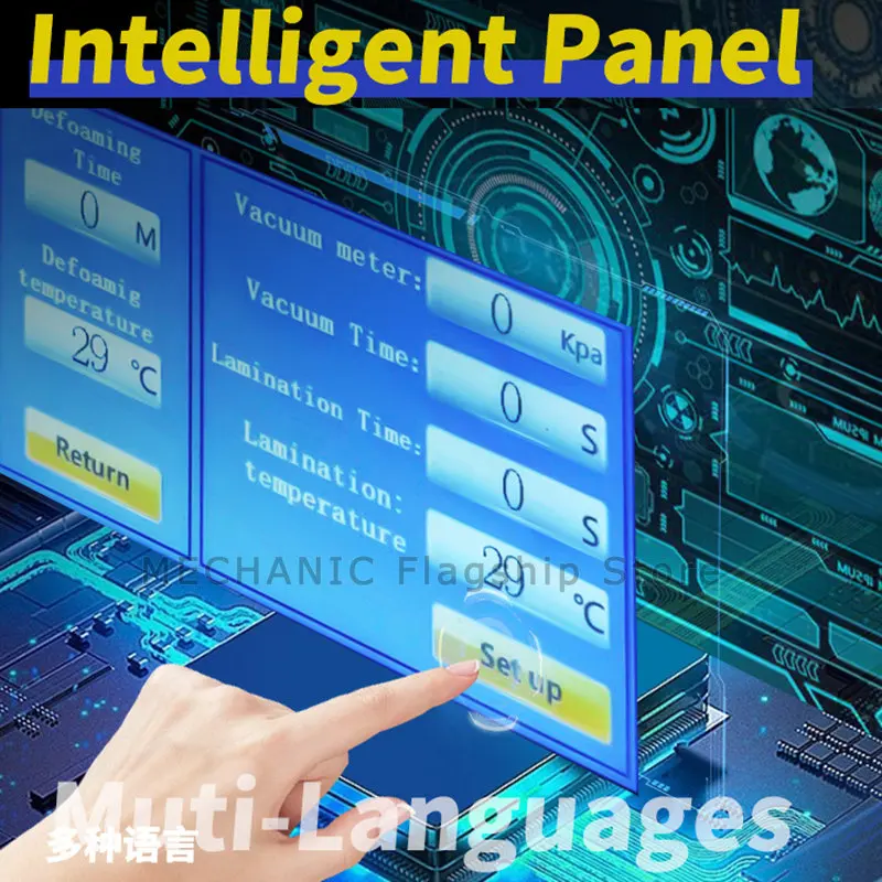OCA antischiuma macchina di laminazione meccanico IMark XS per 8 pollici curvo/piatto LCD Touch Screen strumento di riparazione di laminazione sottovuoto